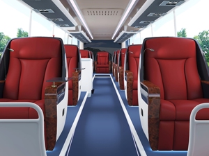 Asiento de coche reclinable de negocios de lujo MVP, asientos de tren comercial VIP, sofá silla reclinable funcional de negocios para furgoneta y autobús - Product Image 6