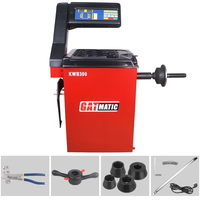 Équilibreuse de roues manuelle portable, sans alimentation électrique, conçue pour le service des pneus sur site, économique et de haute précision