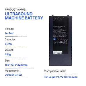 U80321-2 U80321-3R02 5653692 5653692-2 Baterai Medis 14.54V 6.7Ah 97.42Wh untuk Ultrasound GE Logiq V1 V2 - Product Image 1