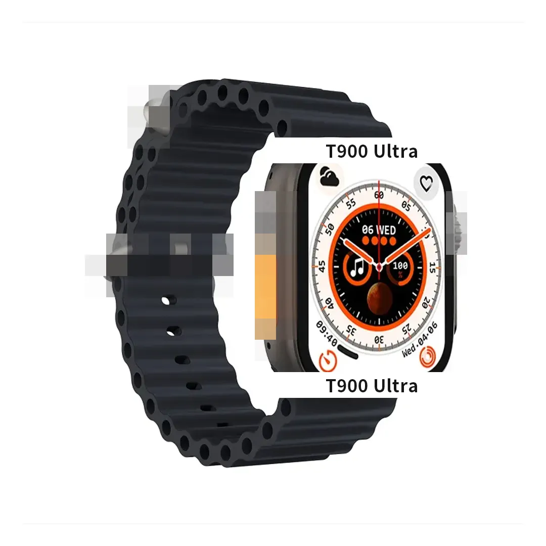 Latest Model T900 ULTRA Smart Watch Wholesale Full Screen Health Monitoring Sports Men Smart Watch