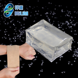 Adhesivo sensible a la presión de pegamento PSA Hotmelt de caucho sintético de Bajo VOC para embalaje de construcción para parches transdérmicos médicos - Product Image 4