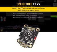 SpeedyBee F7V2 Flight Controller WiFi 45A BLHeli32 4-in-1 ESC Stack 3-6S LiPo 30.5x30.5mm untuk RC FPV