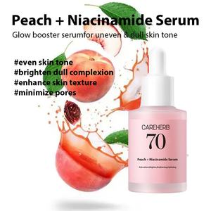 OEM ODM Korean Skin Anti-Aging Brightening Hydrating Face Peach Niacinamide Serum - Product Image 2