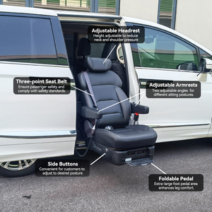 Équipement de mobilité automobile, sièges pivotants programmables <span class=keywords><strong>pour</strong></span> monospaces, camionnettes, sièges automobiles pivotants - Product Image 1