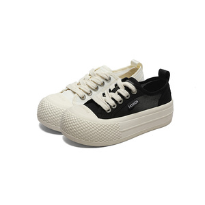 Zapatillas Deportivas Blancas de Malla para Mujer con Suela Gruesa, Corte Bajo, Verano 2026, Ligeras, Antideslizantes y Duraderas - Product Image 1