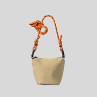 Nouveau Sac Téléphone Bandoulière Unisexe de Luxe, Mini Pochette Tendance à Cordon, Petit Sac à Bandoulière Latéral avec Fermeture Éclair en Corde d'Escalade