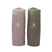 Matelas de camping auto-gonflant double en mousse alvéolée 192x132x5CM pour 2 personnes, épais, imperméable et portable