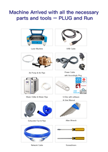 מכונת חריטה בלייזר CO2 1060 - סוג גנטרי, קשיחות גבוהה, קירור מים, לזכוכית, קריסטל, עץ, MDF ועוד - Product Image 5