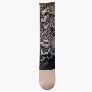 Unisex 360 °   <span class=keywords><strong>Calze</strong></span> al ginocchio con stampa tatuaggio, <span class=keywords><strong>calze</strong></span> sopra il ginocchio con grafiche colorate, ginocchiere sportive traspiranti - Product Image 3