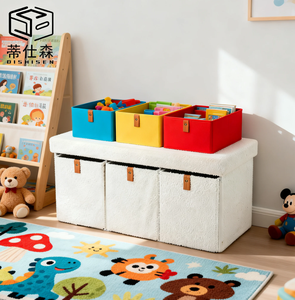 <span class=keywords><strong>Banc</strong></span> de rangement pliant moderne de qualité supérieure pour salon, gain de place, <span class=keywords><strong>avec</strong></span> 3 tiroirs – Offre spéciale - Product Image 5