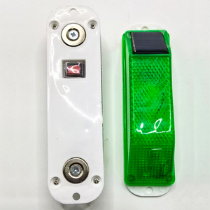 Projecteur de signalisation LED solaire extérieur à aimant puissant, en plastique de qualité supérieure, avec boîtier IP68, longue durée de vie, pour cônes de signalisation routière - Product Image 5