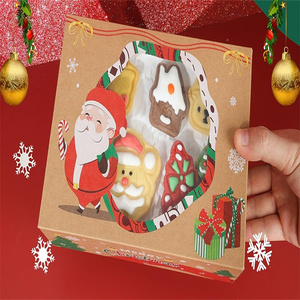 Cajas de Regalo Navideñas con Logotipo Personalizado, Rectangulares, Marrones, con Tapas Abatibles, Duraderas y Reutilizables, Perfectas para Productos Horneados y Regalos - Product Image 6