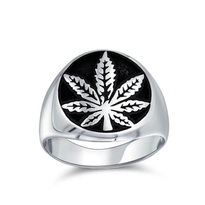 Nouvelle bague tendance en argent 925 pour homme, feuilles d'érable, mariage et fête, usage quotidien, cadeau - Product Image 4
