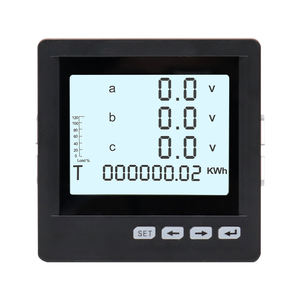 Caja de Riel Din protector de voltaje energía voltaje eléctrico potencia Watt medidor digital inteligente multímetro Digital trifásico - Product Image 1