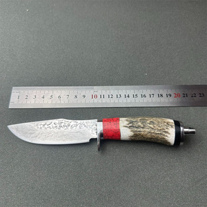 Vg10 thép Damascus dao G10 xử lý chiến thuật Lưỡi cố định lưỡi dao chiến thuật để cắt ứng dụng công nghiệp an toàn an toàn - Product Image 6