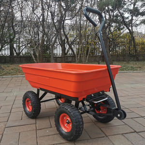 Cargo Beach Trolley Rolling Utility <strong>Wagon</strong> Yard Garden <strong>Dump</strong> Lawn <strong>Cart</strong> Heavy Duty 4 Wheel Plastic Shopping Tools Industrial OEM - Product Image 6