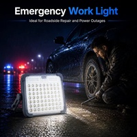 Lámpara Solar de Emergencia de 200w Recargable con Batería de 7200mah, Portátil, para Exteriores, Luz de Trabajo Solar