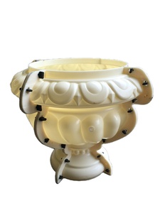 Hot <strong>Sale</strong> <strong>Large</strong> Square/Round Precast Flower Pot <strong>Molds</strong>, Plastic <strong>Concrete</strong> <strong>Planter</strong> Mould for European Garden Decoration - Product Image 4
