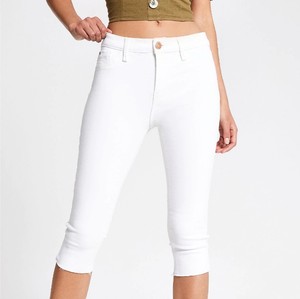 Grosir tiga kuartal panjang jeans 