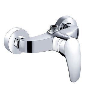 Robinet de douche mural en alliage de zinc chromé, robinet de baignoire, robinet de mélange pour baignoire et douche - Product Image 4