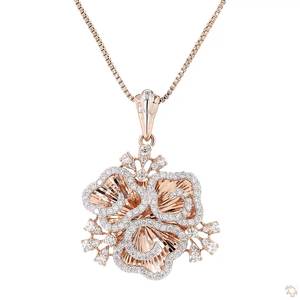 Impresionante Colgante de Diamantes en Oro para Mujer, Brillo Clásico y Elegante, Joyería Fina, Regalo para Bodas y Fiestas - Product Image 1