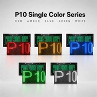 Module d'affichage LED SMD monochrome P10 320x160mm IP65 étanche haute luminosité pour enseigne de magasin