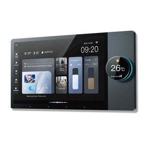 Interruptor de Pared Inteligente KLASS ZIGBEE Compatible con <span class=keywords><strong>Google</strong></span> Smart Life, Control de Hogar Inteligente, Pantalla de Control Central Multifunción de Vidrio de 6 Pulgadas, 250V - Product Image 3