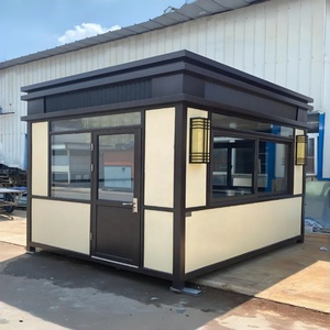 Cabine de sécurité préfabriquée en acier léger, imperméable, moderne, écologique, à faible coût - Product Image 6