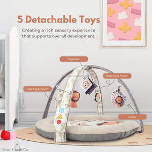 แผ่นรองคลานดนตรีมีไฟ ของเล่นเสริมพัฒนาการด้านประสาทสัมผัสและกล้ามเนื้อ ของขวัญสำหรับเด็กทารก - Product Image 6