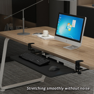 Kệ Trượt Tay Cho Chuột, Giá Đỡ Bàn Phím Máy Tính Với Ray Trượt Ngăn Kéo - Product Image 6