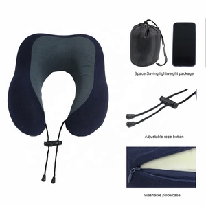 Travelsky Gối Cổ Du Lịch Bằng Mút Xốp Hình Chữ U Thoải Mái Có Nút Bịt Mắt - Product Image 6