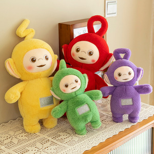 Peluches Teletubbies jaunes, rouges, vertes, violettes, douces, en peluche, pour enfants, cadeaux de fête - Product Image 1