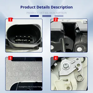 Actionneur de serrure de porte de voiture 3BD837015, système de verrouillage centralisé, plastique + métal, pour Volkswagen B5/Golf/Jetta/<span class=keywords><strong>Polo</strong></span>, porte avant gauche - Product Image 4