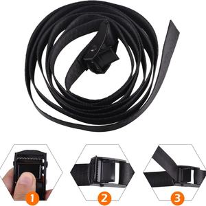<span class=keywords><strong>FRIMA</strong></span> Venta al por mayor Capacidad 250kg 3m o correa de amarre de leva negra de longitud personalizada con hebilla recubierta negra - Product Image 4