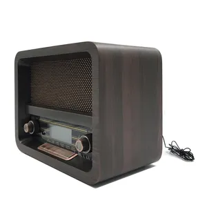 Retro Stijl Desktop Oude Retro Radio 'S Usb Aangedreven Digitale Dab Fm Draagbare Radio