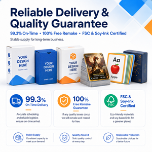 Impresión Profesional de Juegos de Cartas Personalizados, Fabricante de Mazos de Póker y <span class=keywords><strong>Tarot</strong></span> Personalizados con 100% de Control de Calidad, Reemplazo Gratuito, OEM - Product Image 5