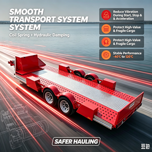 <span class=keywords><strong>Remorque</strong></span> à plateau robuste à 2 essieux avec <span class=keywords><strong>kit</strong></span> de benne basculante hydraulique en option pour le transport de machines de construction conforme aux normes - Product Image 6