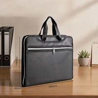 Porte-documents ignifuge portable en PP, grande capacité A4, pour le bureau et les affaires