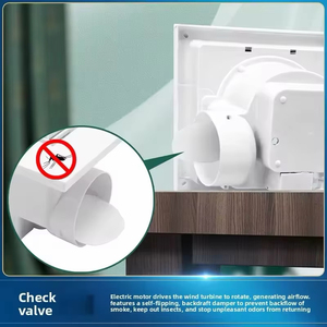 Extracteur d'air HVLS ultra-mince personnalisable de 4 pouces, à économie d'énergie, pour installation au plafond, faible bruit, pour usage domestique - Product Image 5