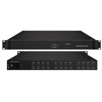 Codificador Modulador Gateway QAM de RF a IP HD 32 en 1, Codificador de Video DVB-C de 2/4/8/16/24 Canales, Decodificador para Sistema IPTV de Hotel