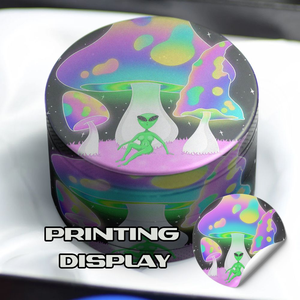 Nuevo Molinillo Manual de Lujo para Hierbas, Especias y Tabaco, de Plástico Rosa, 4 Piezas, con Logotipo Personalizado para Accesorios de Mujer - Product Image 2