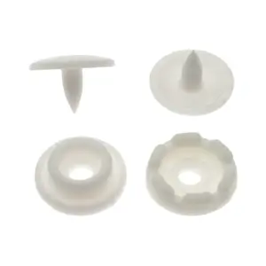 Eco-friendly 4 parts size 14 POM baby clothes snap button 9 mm plastic snap fastener