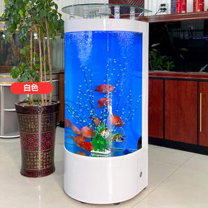 <span class=keywords><strong>Aquarium</strong></span> semi-circulaire en bois massif personnalisé, éco-<span class=keywords><strong>aquarium</strong></span>, pas besoin de vidage d'<span class=keywords><strong>eau</strong></span>, salon, aménagement paysager, <span class=keywords><strong>aquarium</strong></span> <span class=keywords><strong>pour</strong></span> poissons rouges - Product Image 4