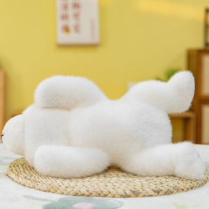 לבן fluffy כלב plush צעצועים cuddle חמוד ממולא גור צעצועים רכים מערב הרמה כלב ממולא צעצועים - Product Image 2