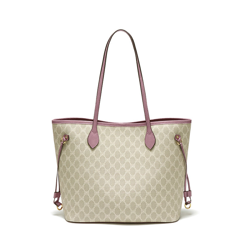 S157#Beige Print-Pink