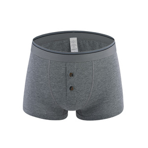 <span class=keywords><strong>Boxer</strong></span> da <span class=keywords><strong>Uomo</strong></span> in Cotone Organico Traspirante <span class=keywords><strong>con</strong></span> <span class=keywords><strong>Bottoni</strong></span>, Colore Tinta Unita, Produzione Diretta - Product Image 2