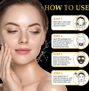 YECUCE 6 buah Masker Wajah kolagen pengencang anti-keriput hidrasi dalam masker hidrogel cahaya kaca siput lanjutan untuk wanita - Product Image 5