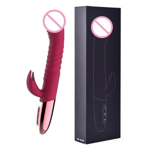 Realistic Telescopic Lover Female Masturbator Heating Insertion Pulling Couple's Orgasm <b>Vibrating</b> 100% Waterproof Dildo <b>Vibrator</b> - Product Image 5