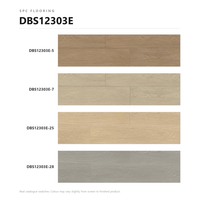 Plancher en vinyle SPC imperméable, à noyau rigide, système de clic, surface mate gaufrée, résistant aux rayures, pour salon intérieur