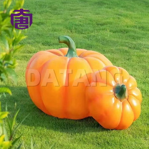 Lámpara Escultura de Calabaza 3D de Fibra de Vidrio con LED, Decoración de Paisaje para Exteriores de Halloween y Navidad con Clasificación IP65 - Product Image 4